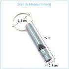 Stainless Steel Dog Training Whistle High Pitch Sound Obedience Stop Barking Pet