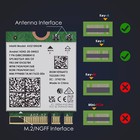 M 2 Ngff Wifi Card Wifi 7 Intel Be200 Wifi 6e Ax210 Tri Band Bt5 4 Laptop Card