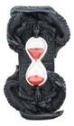 Invertible  chronos  Gothic Twin Dragons Sand Timer Figurine Dragon Hourglass 8 