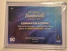 2018 Dc Bombshells Series Ii Totally Fabricated Relics 60 100 Harley Quinn