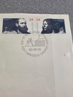 1986 Canada First Day Cover 34 Cent Stamps  2  Native Americans Art Cachet 