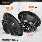 1x Prv Audio 8mb700ft-ndy-4 8  Midbass Neodymium Speaker 700w Forte Series 4 Ohm