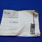 Icom Ic-m3a Black Handheld Waterproof Weather Vhf Marine Radio Transceiver Read