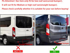 Rear Bumper Cover   Side End Cap Cover Fit For 2015-2024 Ford Transit Pass Van 1