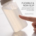 4 Pack Mini 4 Oz Condiment Squeeze Bottles With Lids Clear Pp Kitchen