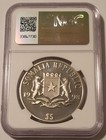 Somalia 1998 Silver     5 R m s  Titanic Genuine Ngc  see Description