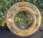 Antique Vintage Original Solid Brass Ship Port Hole Naval - Nautical - Maritime