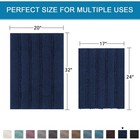 2 Pcs Floor Bath Mat Set Slipresistant Extra Absorbent Soft 20  X 32  17  X 24 