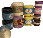 Lot J  p  Coats Pack Of 12 Speed -cro-sheen Cotton Yarn  Size 3   5