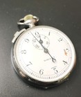 Vintage Swiss Gallet Mechanical Wind Up Stopwatch Brown Instrument Co 