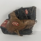 Rawlings Youth Baseball Glove D112pt Genuine Leather 11 1 4  Black   Brown Rht