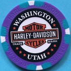 Harley Davidson Wide Print Poker Chip From Zion Hd In Washington  Utah