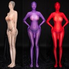 Oil Shiny Silky Smooth Sheer Body Stocking Tights Lingerie Jumpsuit Pantyhose