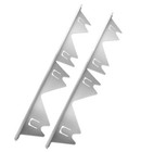 2pcs Stainless Steel Stove Gap Covers Adjustable Stove Counter Guard Gap Filler