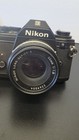Nikon Em 35mm Film Camera W  Nikon 50mm Lens Nikon M90 Auto Vtg 