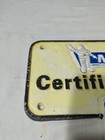 Lovely Large Vintage Heavy  michelin Certified Centre  Cast Iron Sign plaque