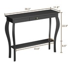 Choochoo Narrow Console Table Drawer Chic Accent Sofa Table Entryway Table
