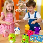 24pcs Animal Squishies Toys For Kids easter Slow Rising Squishy Stress Fidget   