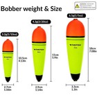 Thkfish 4pcs Slip Fishing Bobbers Floats Eva-slider-bobbers Slip Corks For Sea