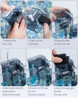 Aquarium Filter Ultra Quiet Fish Tank Hob Filter For Aquariums Up To 5 Gallons H