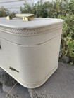 Lady Baltimore Starline Vanity Train Case W mirror 1950s Vintage Travel Suitcase
