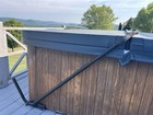 Rectangular Hot Tub Cover Hinged Folding Hard Cover W  Straps   Handles  93 X 68
