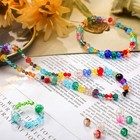 1300 Pieces Crystal Glass Beads For Jewelry Making Suncatcher Faceted Bicone Ass