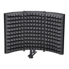 13x10  Microphone Isolation Shield Soundproof Filter Vocal Recording Foam Panel