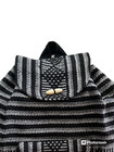 Backpack   Hippie Gear   Mexican Made   Authentic Pinzon   Black - Gray Lines