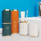 Portable Travel Wash Cup Storage Box Set Home Hotel Toothbrush Holder Bathroom A