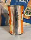 1950 s Kist Orange Soda Can Flat 12 Oz Pre Zip Label  Indoor Tin Litho Pop Acl