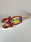 Hard Rock Cafe Boston Lobster Yellow Logo Gold Trim Pin