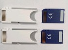 2-sony Memory Stick Duo Adapter W magicgate 128mb Sd Card Msh-m128 Msac-m2  oem 