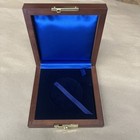 Solid Wood Presentation Box Display  For Coin  Medallion  Challenge Coin  Etc