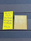 Hong Kong Mint Lightly Hinged 25c Purple Type B Kgv Stamp 1919 Sg 109