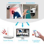 Wifi Camera Security 6mp System Ptz Outdoor Wireless Home 8ch Nvr Cctv Audio Kit
