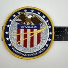 Nasa Apollo 16 Mission Crew Patch Young Mattingly Duke 4 Inch Vtg Original 1972