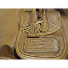 Vintage Dooney Bourke 1990 s Saddle Brown Glove Leather Drawstring Sling Bag
