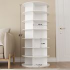 Rotating Shoe Rack Tower 7 Tier Organizer  Revolving 360 White Shoe Rack Storage