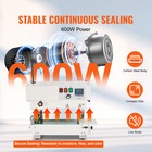 Continuous Band Sealer 600w Vertical Bag Sealing Machine  4 Teflon Belts
