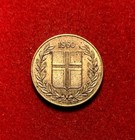 Iceland 1960 5 Aurar Unc Bronze Coin Km 9 T4341a