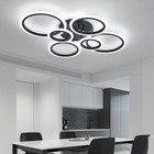 6-head Indoor Modern Led Ceiling Light Pendant Lamp Living Room Dimmable Fixture