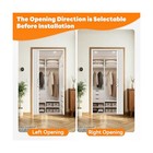 Ccboyshardware 48  X 80  Accordion Door With Lock And Handle  White 48x80in