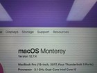 2017 Apple Macbook Pro 13   - Core I5 3 1ghz - Horizontal Lcd Line  Trim