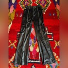 Deadstock 70s Vintage Fredricks Of Hollywood Liquid Faux Leather Studded Pants