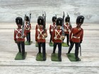 Vintage Britains Royal Welch Fusiliers Slope Arms Lead Soldiers Complete Set  8 