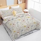 3pcs Ultra Soft Bedding Set Colorful Mushroom Comforter Set Home Bedroom Decor