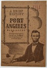 1950 Port Angeles Washington Historical Sketching Map Brochure Chamber Commerce