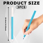 3-pack Fabric Markers For Sewing  Blue Erasable Water Soluble Fabric Marker     