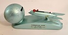 Vtg Rare Shoot The Moon Strato Mechanical Coin Bank By Duro Mold W box - Mint